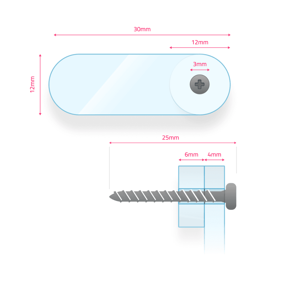 Taquets de fixation