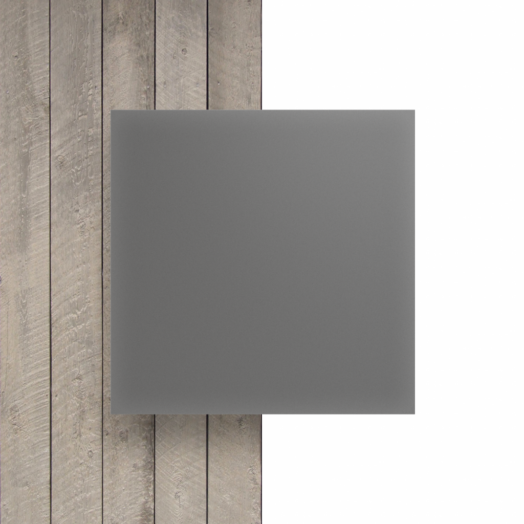Devant plaque Plexiglass satine gris cement