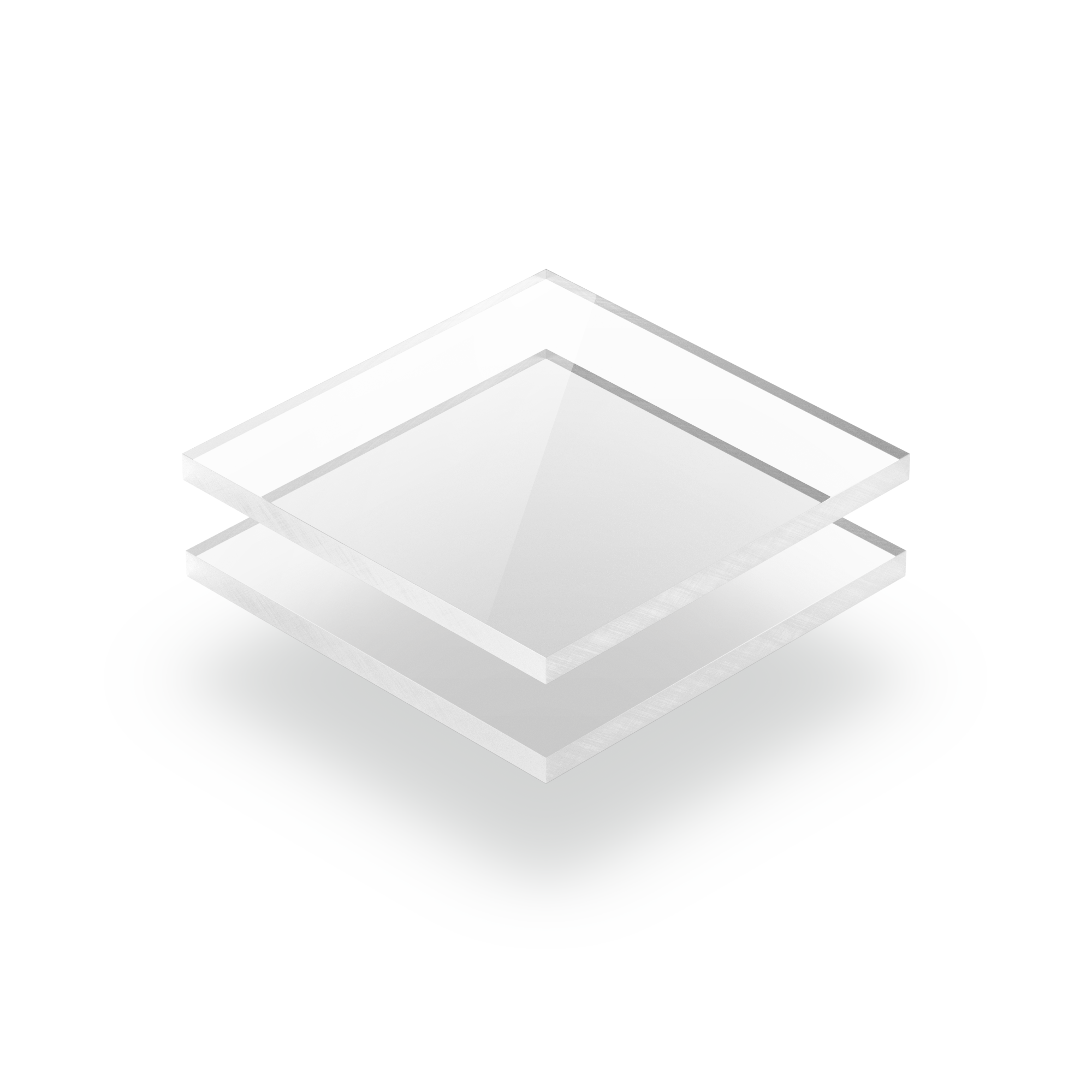 Clair acrylique plexiglas 0,0903/32 CERCLE la feuille en plastique