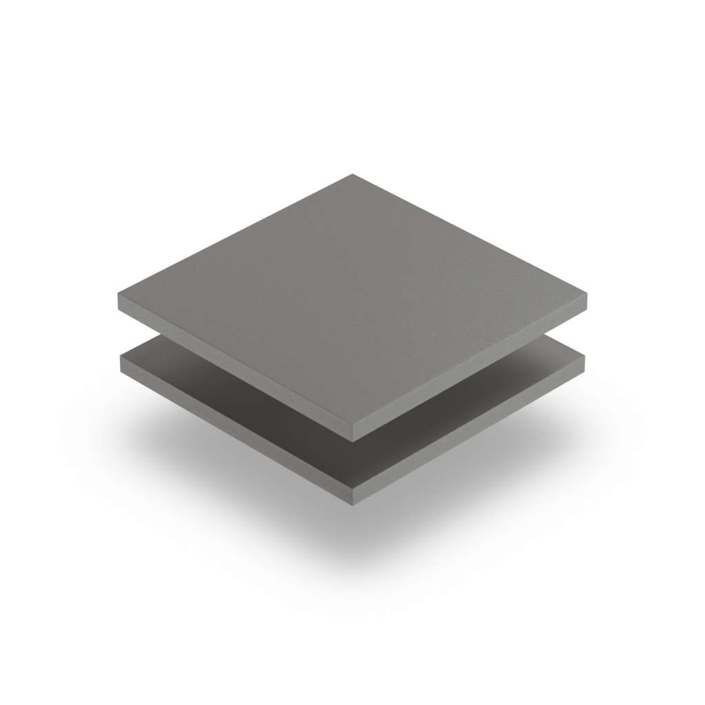 Plaque PVC expansé gris