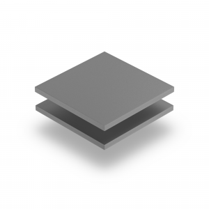 Plaque PVC expansé gris