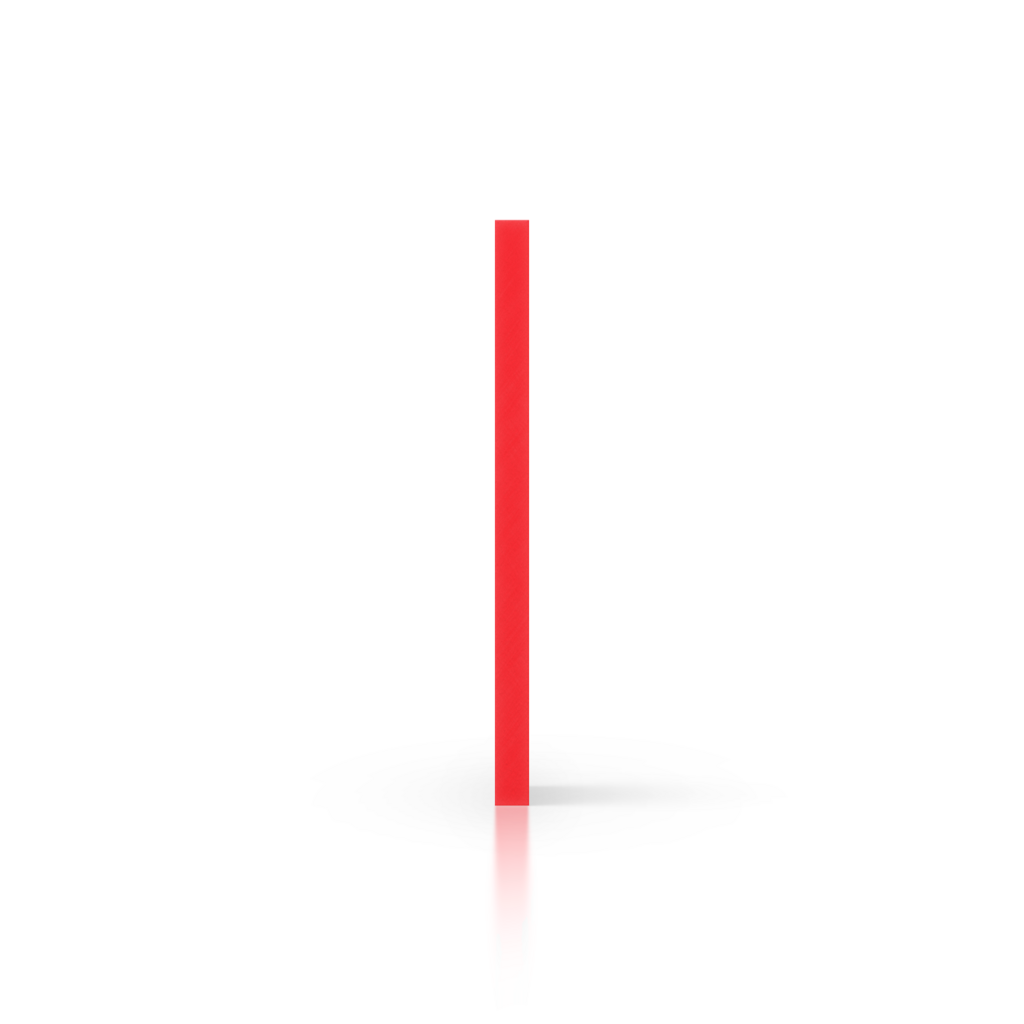 Plaque PVC expansé rouge