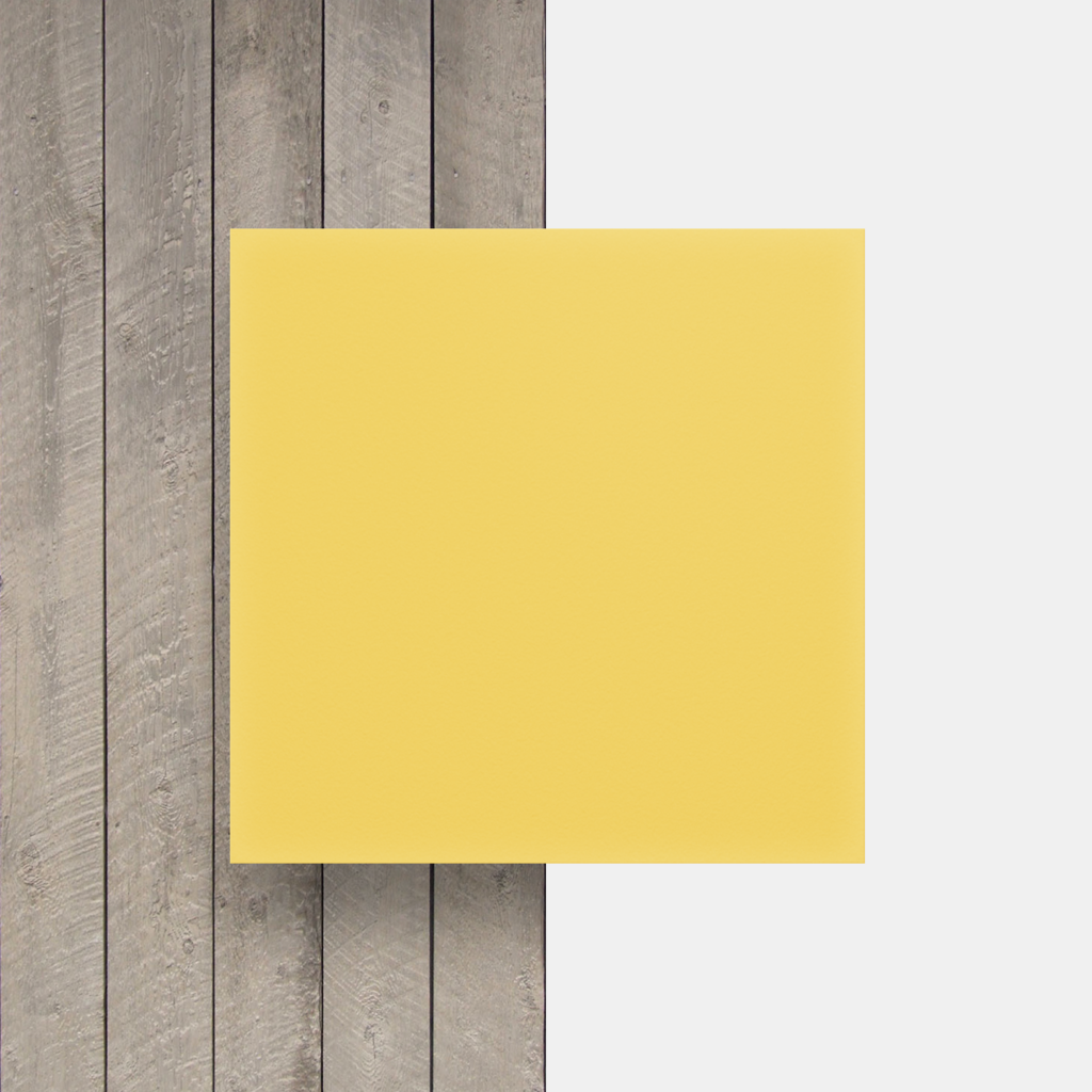 Plaque PVC expansé jaune