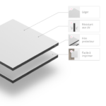 Panneau composite aluminium blanc mat RAL 9003 - Spécifications