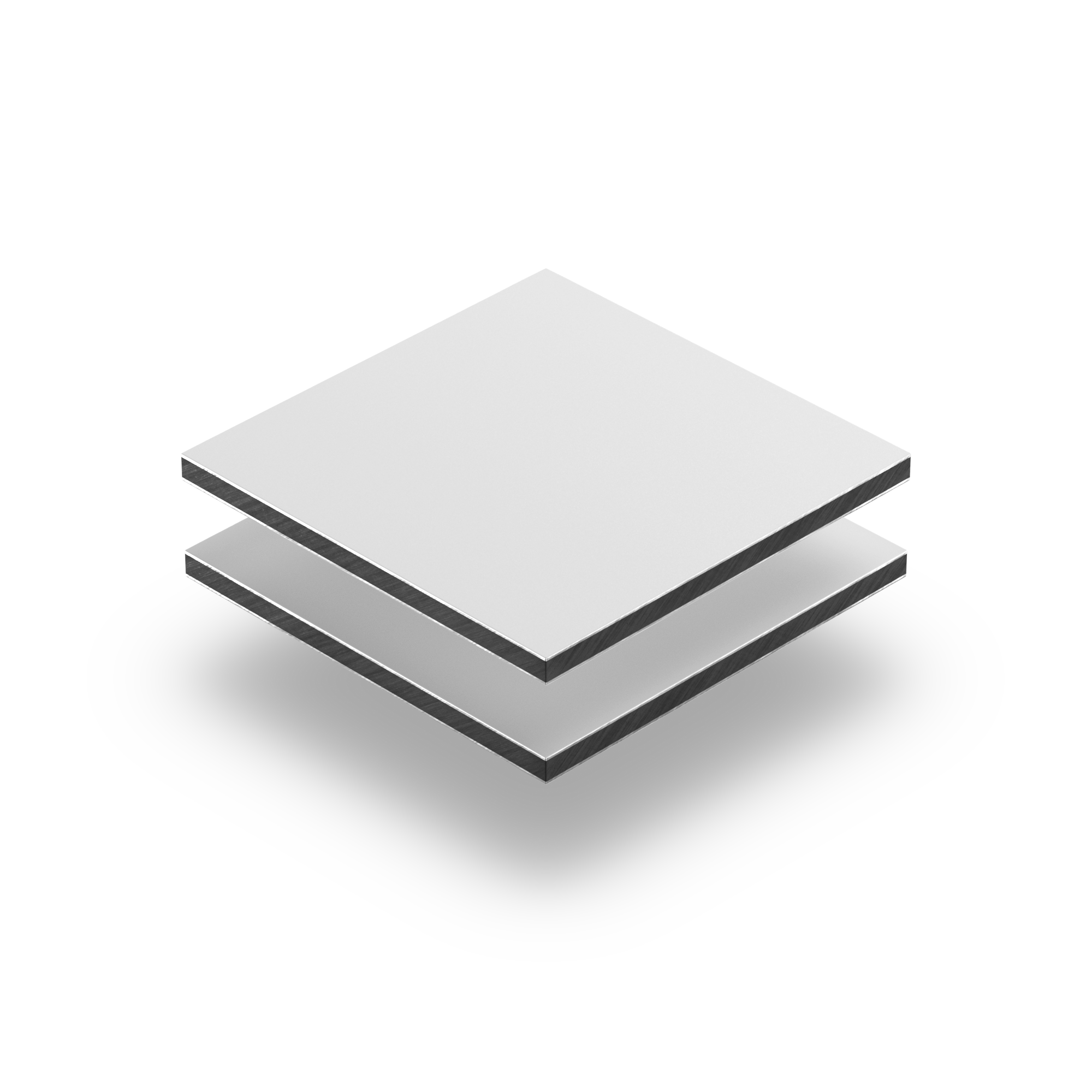Panneau composite aluminium blanc 4mm