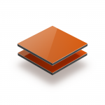 Panneau composite aluminium orange