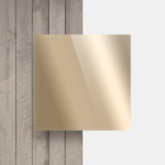 Plaque plexiglass miroir or