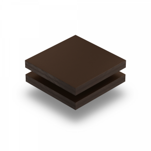 Panneau HPL structuré brun chocolat