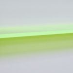 Plaques en verre acrylique, Épaisseur 3 mm, vert, grün getönt 6H01