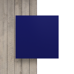Devant plaque de lettres en acrylique bleu nocturne mat