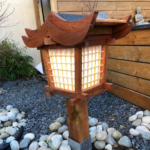 Lanternes japonaises en bois et PVC