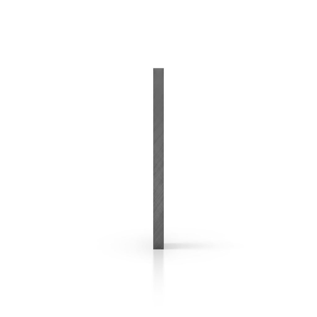 Plaque plexiglass dépoli fumé gris 3mm