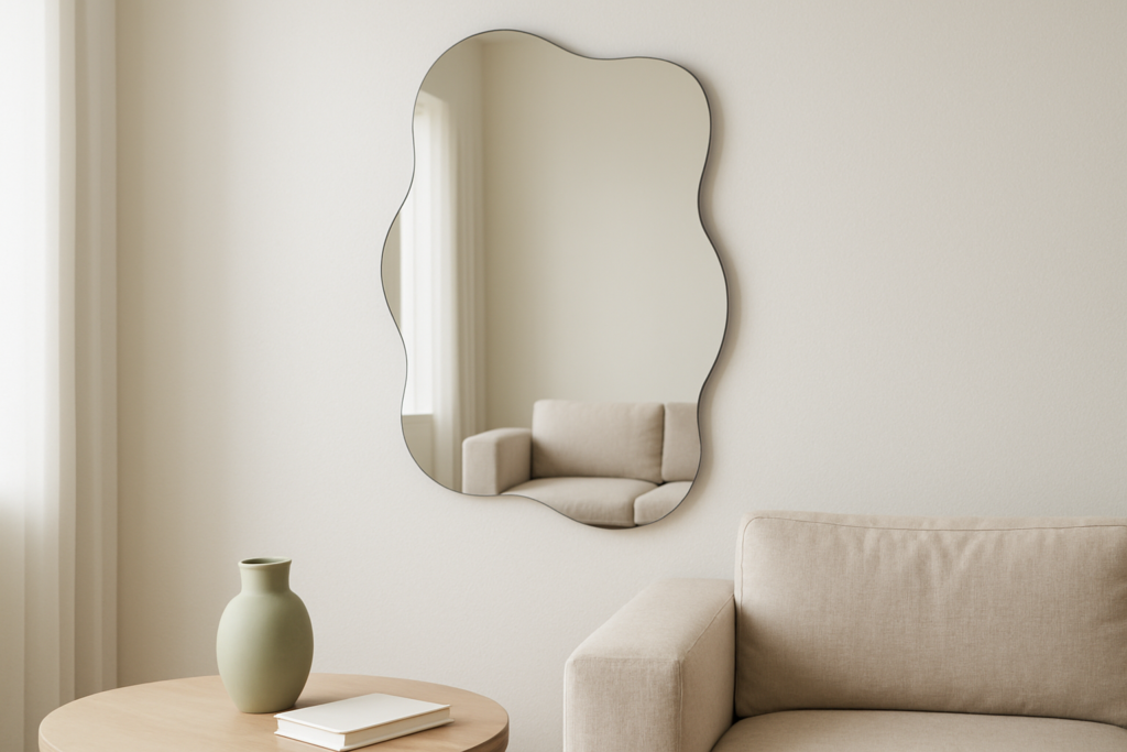 Miroir organique | Commandez sur mesure, toutes les formes !