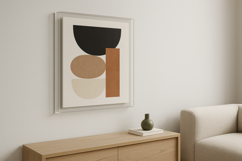 Cadre Flottant en Plastique | Sur mesure & livré rapidement