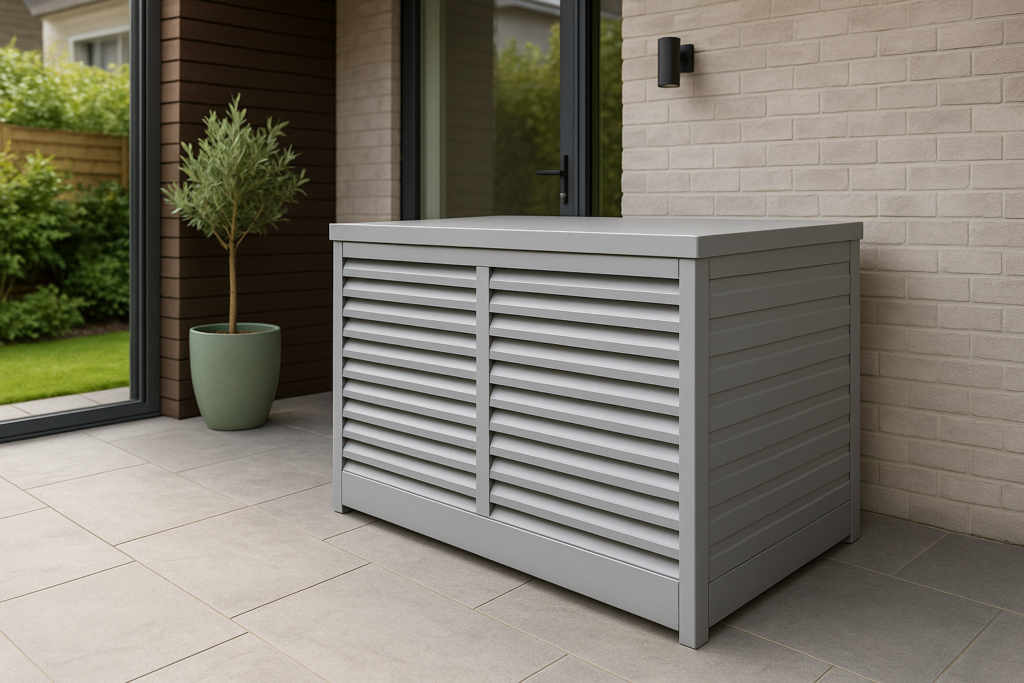 Cache pour pompe à chaleur | Plaqueplastique.fr